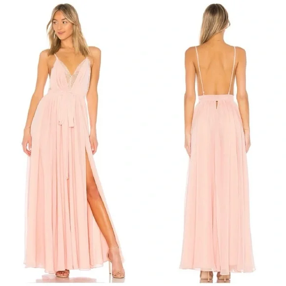 MICHAEL COSTELLO X REVOLVE Justin Gown, Blush, Medium